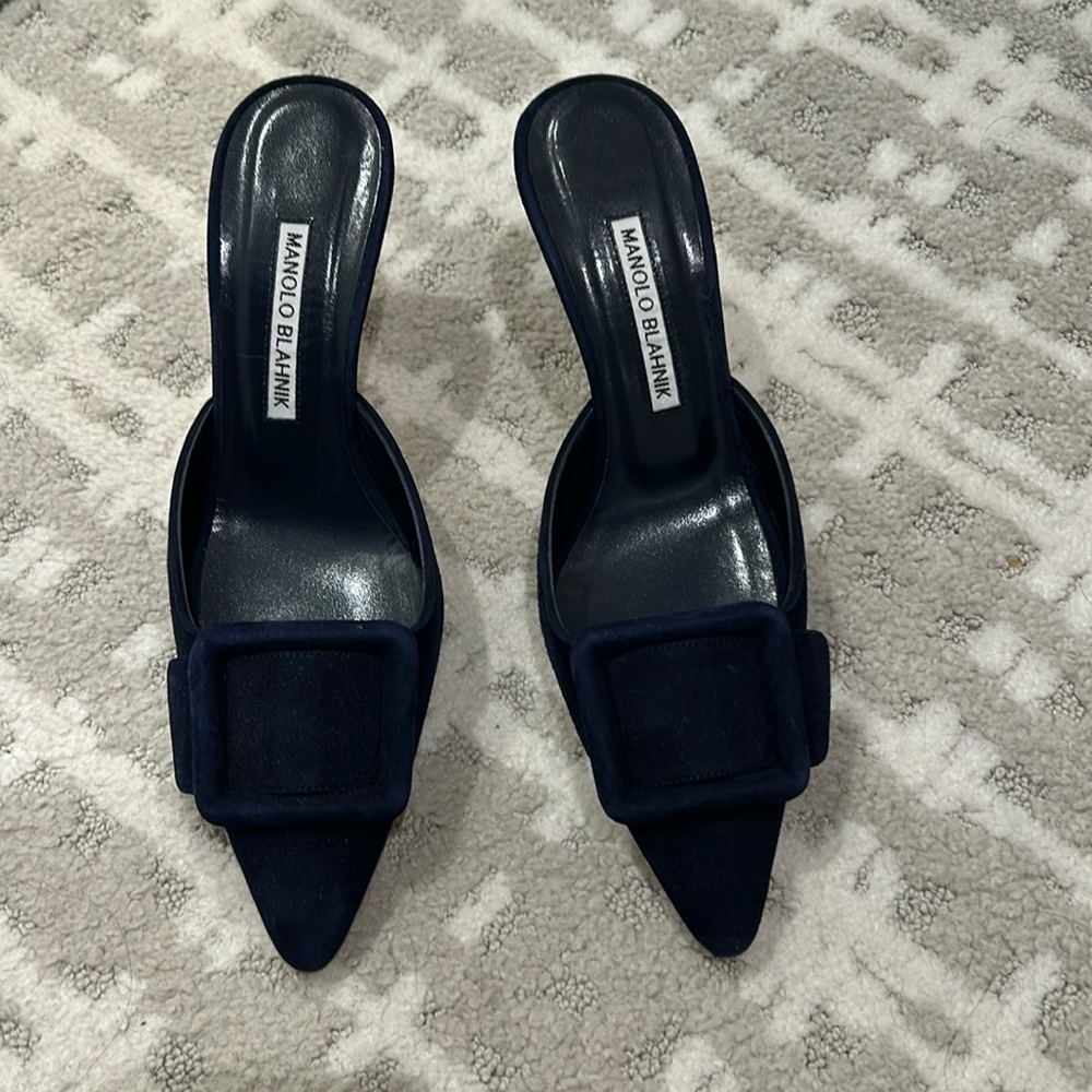 Manolo Blahnik Maysale Mules